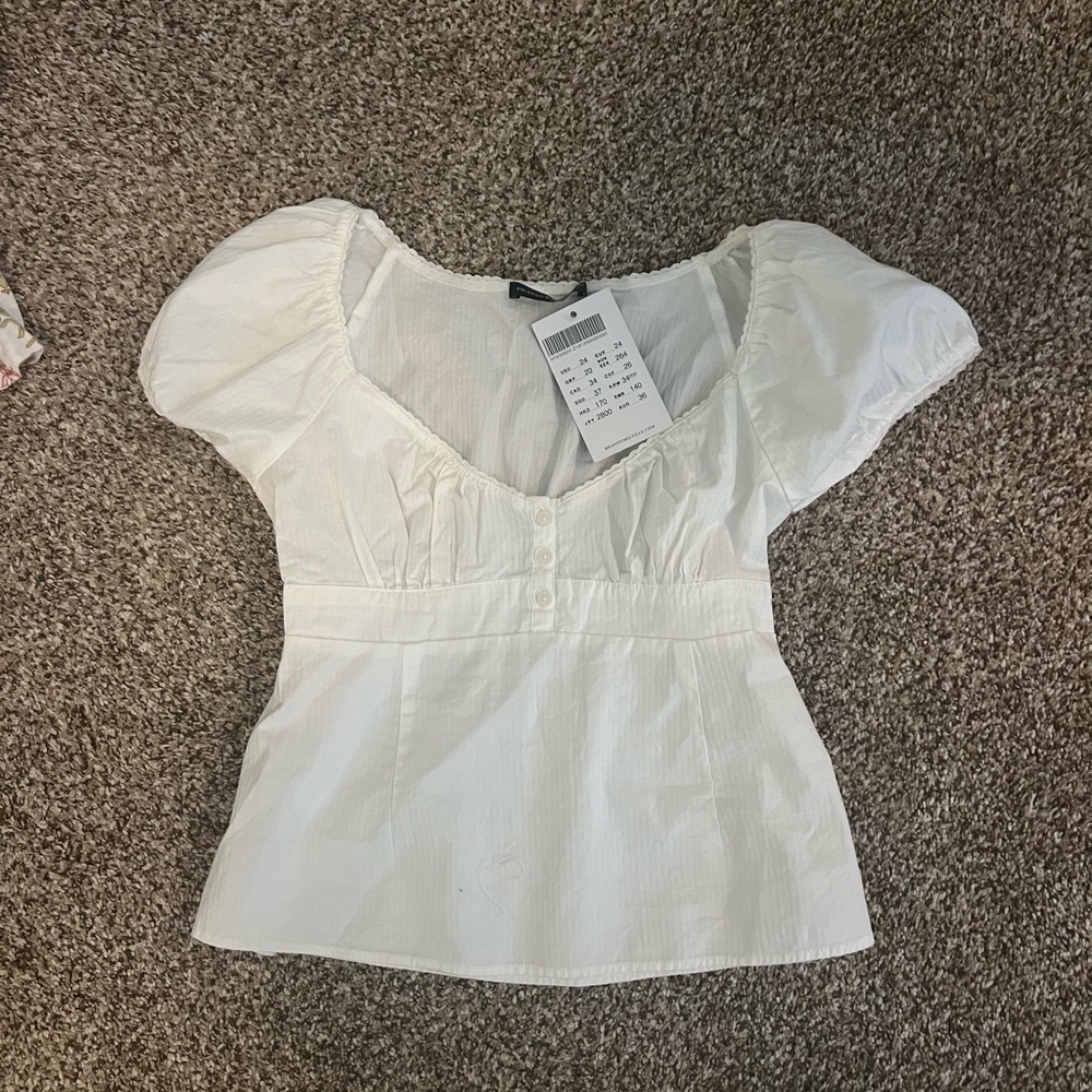 Brandy Melville White Women's Top
